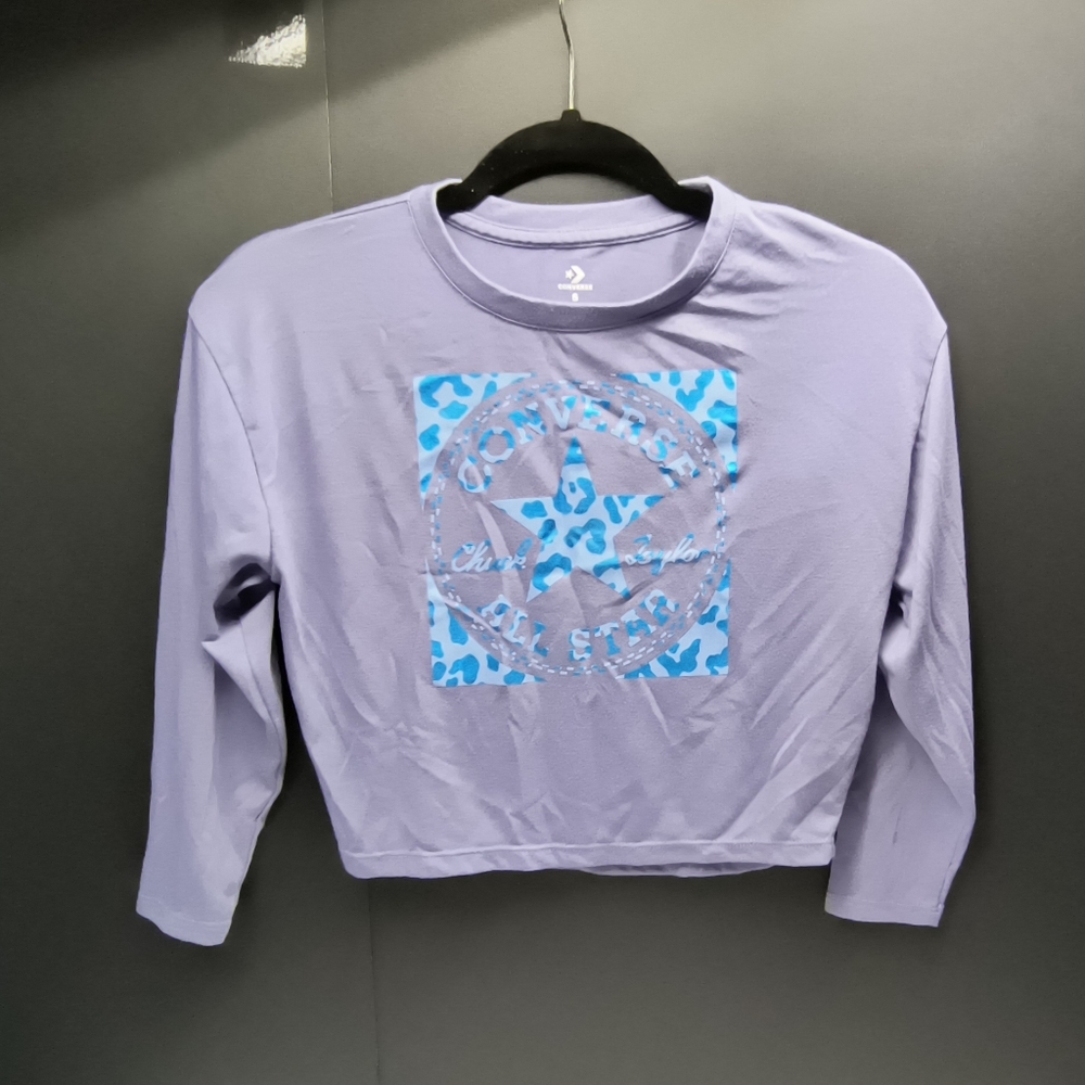 Chuck Taylor Purple Crop Tee